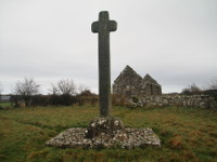 Cloncha Church and High Cross